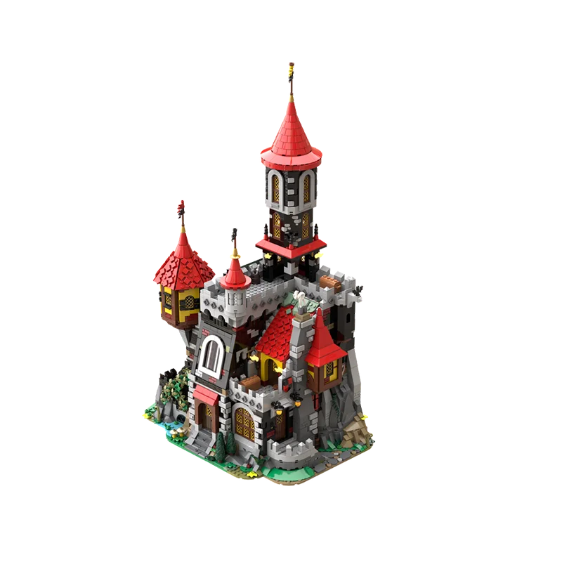 ชุดตัวต่อ MOC สถาปัตยกรรมยุคกลาง ปราสาทแห่งอสูรผีเสื้อ 3995 ชิ้น แบบประกอบเอง ของเล่นเด็ก ของขวัญวันเกิด/คริสต์มาส