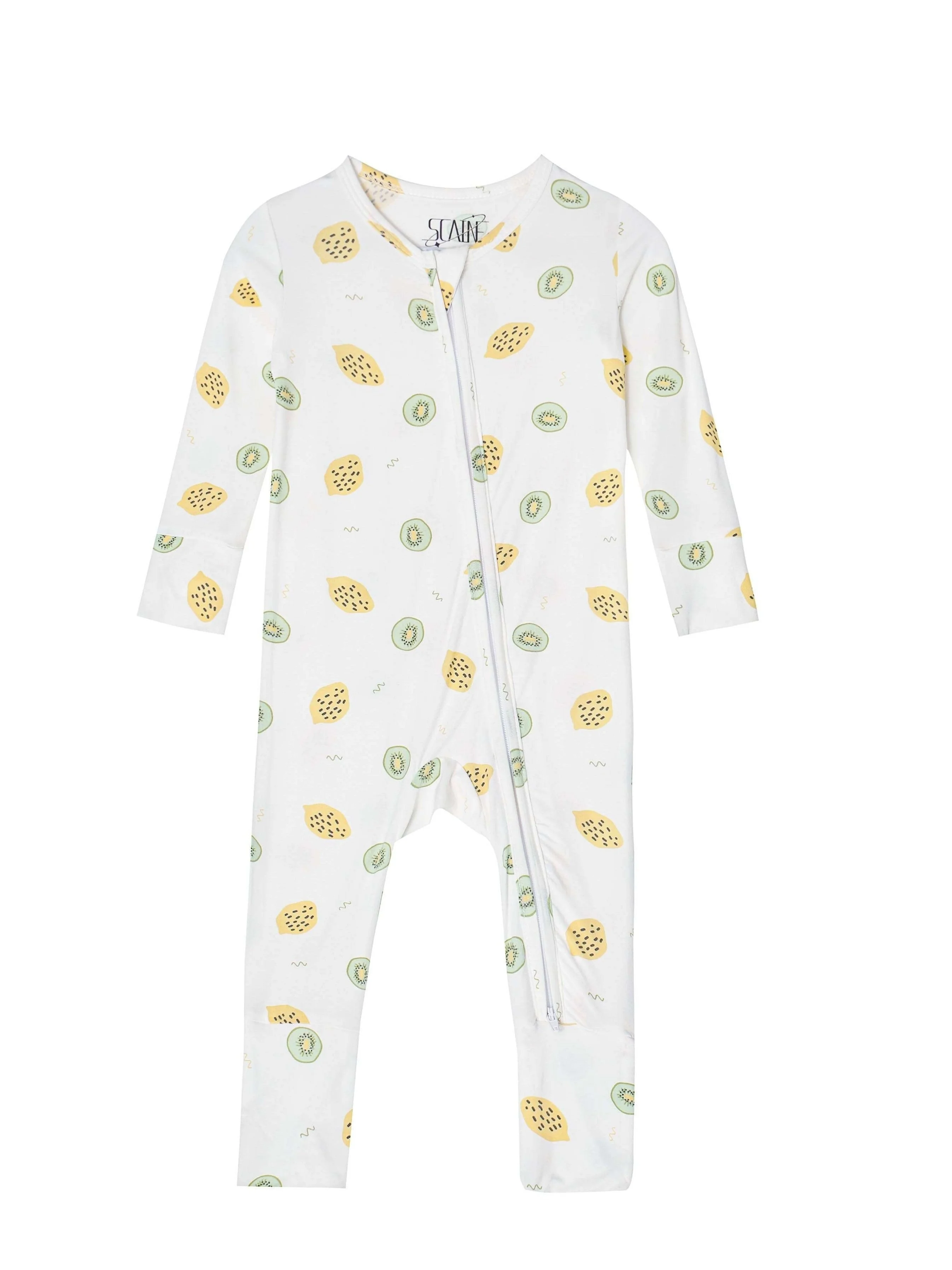 Three-piece fashion baby romper set, featuring a randomly selected bamboo fibre romper, suitable for ages 0-24 months. view 2