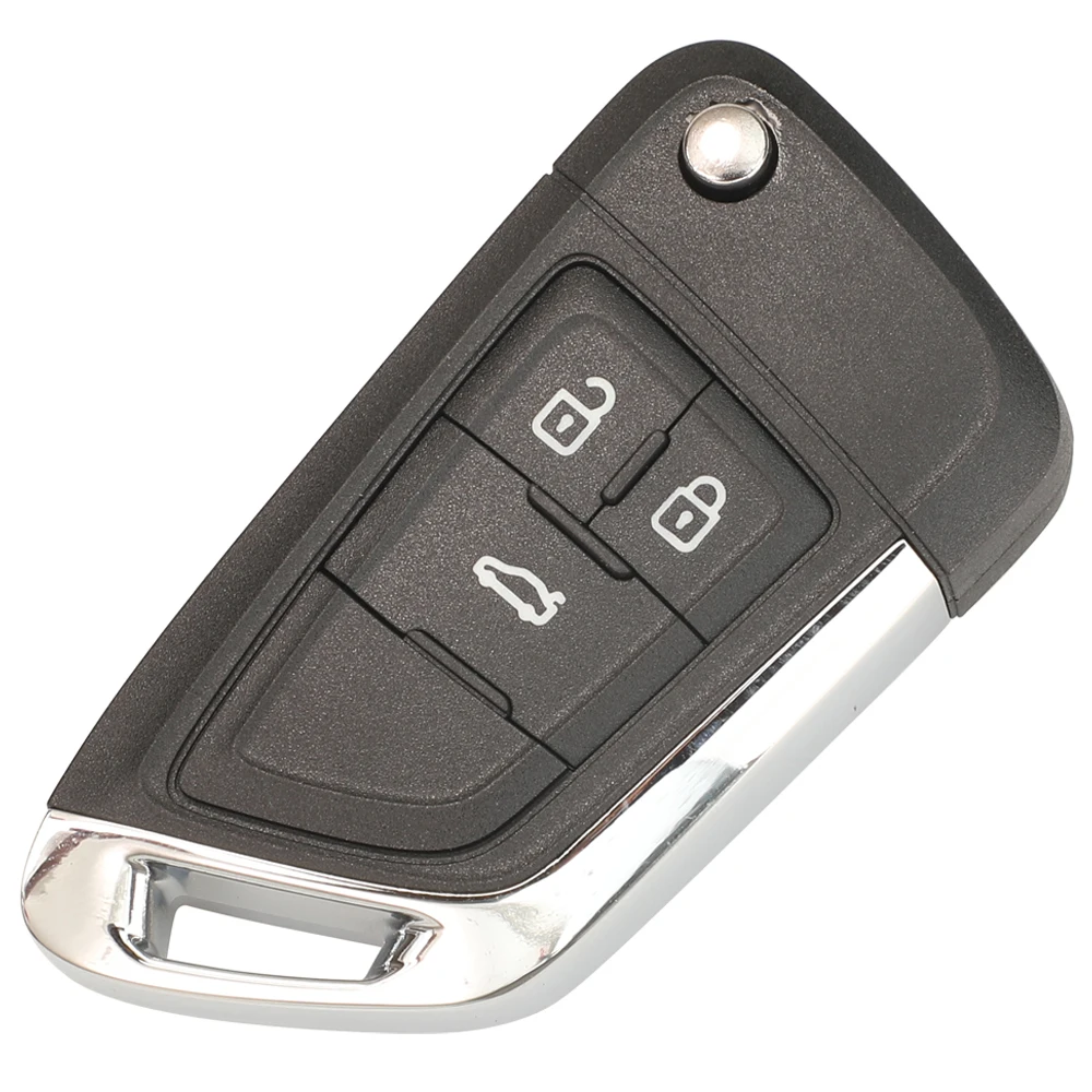 Jingyuqin الوجه البعيد مفتاح السيارة قذيفة 2/3/4/5 BTN ل شيفروليه لوفا/أفيو/كروز لأوبل فوكسهول شارة أسترا موكا ل بويك