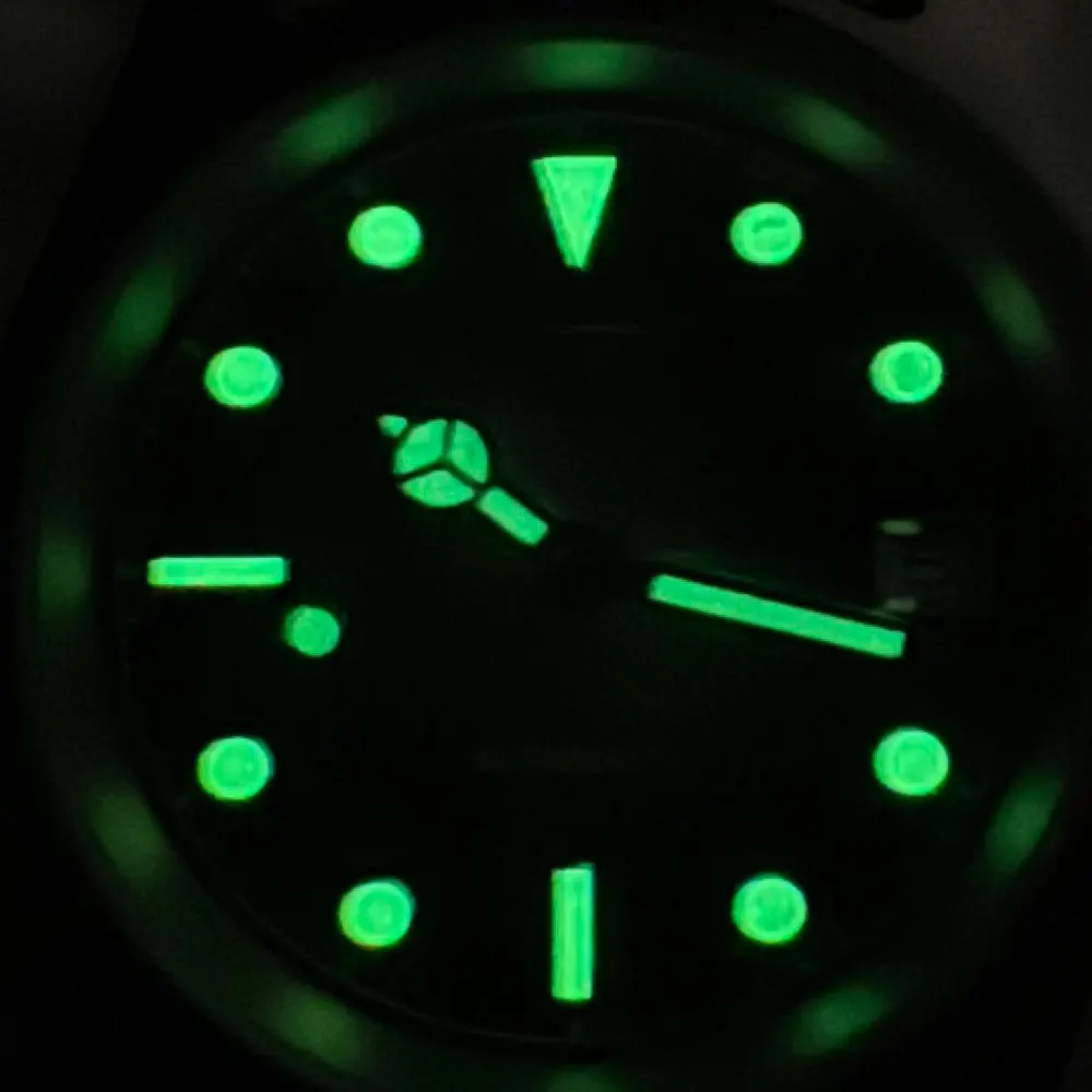 Retro Tandorio 36mm Pilot Titanium Watch 20ATM Sapphire Glass Textured Dial Miyota8215 Automatic Men's Mechanical Watch Luminous