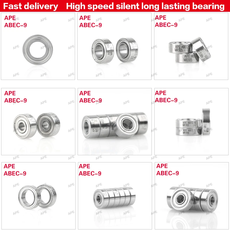 5/10pcs ABEC-9 Bearing 603 604 605 606 607 608 609 Z ZZ RS 2RS Bearings