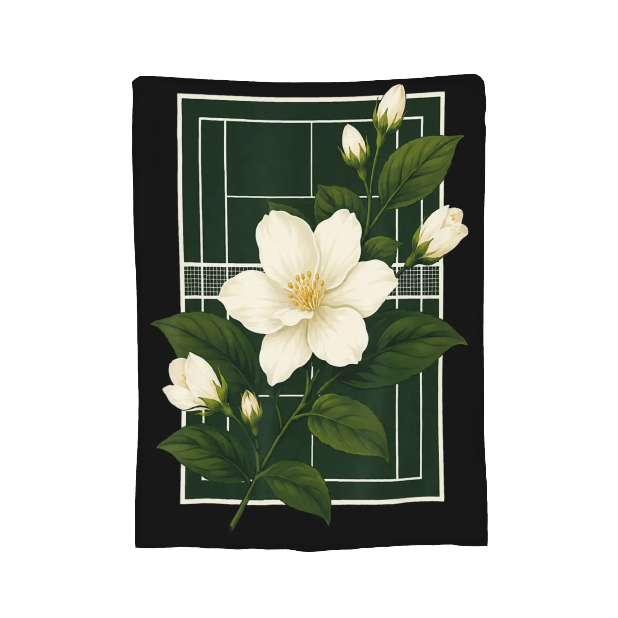 Alex Eala 2026 Alex Tennis Sampaguita Flower Bloom Fans Blankets  Plush Funny Warm Throw Blankets for Home Summer