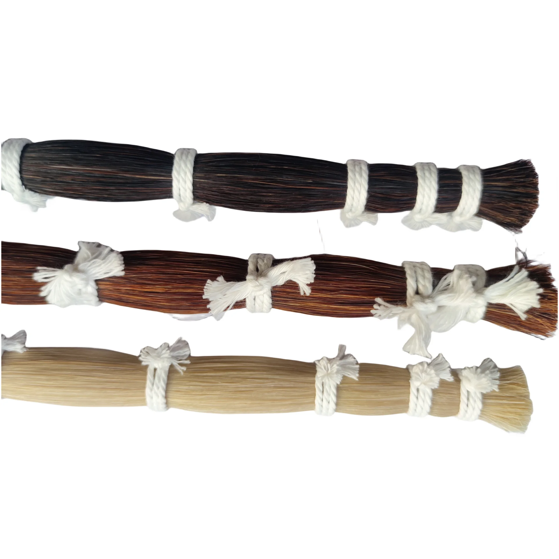 250 grams Horse Tail Hair black white brown Violin Bow Hair Mongolian Horse ponytail