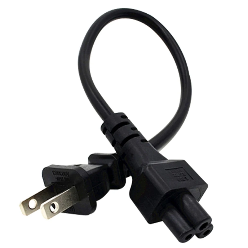 US 1-15P TO C5 Japan Nema Plug 1-15P 2Pin To IEC320 C5 Wire Power Extension Cable Cord Adapter(US Plug)