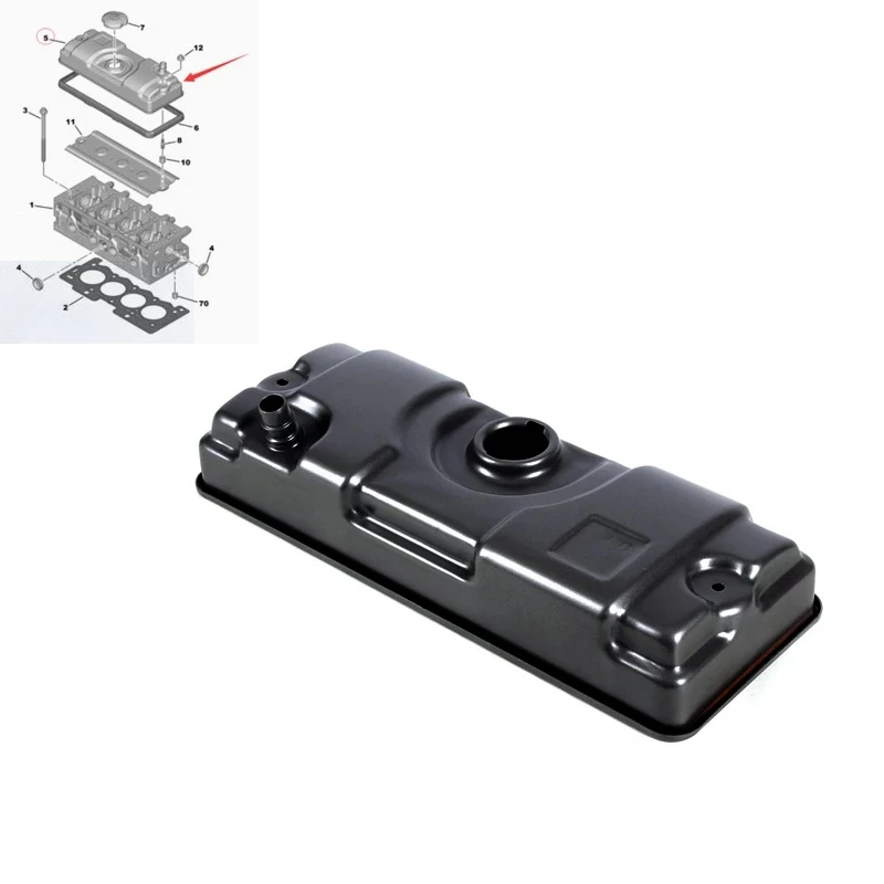 Car Cylinder Head Cover For Peugeot 206 207 306 For Citroen C2 Valve Cover Assembly 0248R3 687452 681578