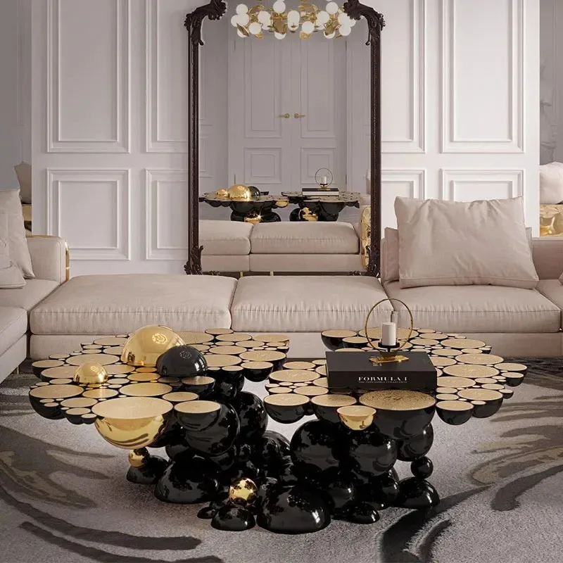 Mesa de centro de diseño de pie, servicio de creatividad impermeable, Mesa de centro creativa moderna, Mesa Auxiliar estética, muebles para el hogar