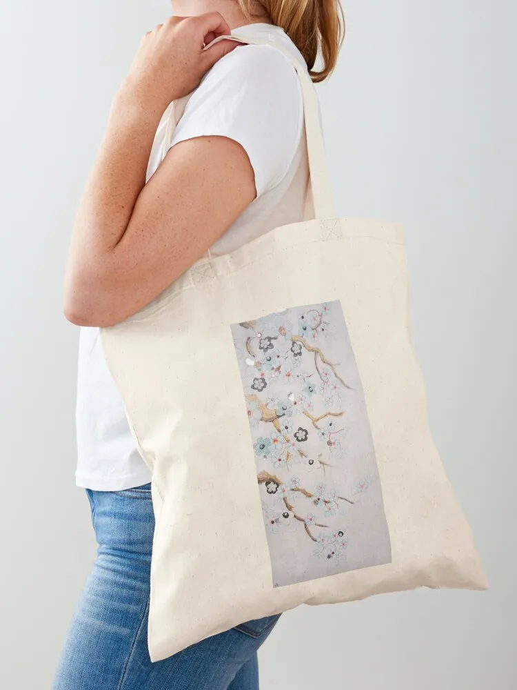 

Blue Flowering Branches Tote Bag cloth bag woman tote bags men shopping trolley bag luxury women