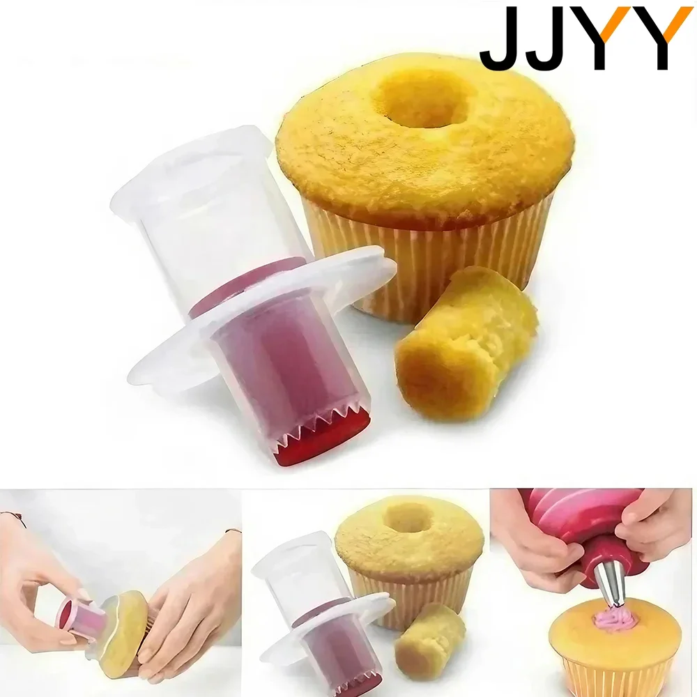 JJYY Creative DIY Baking Tools Cake Hole Digger Pastry Core Dispenser Mould Baking Decoration Moulds