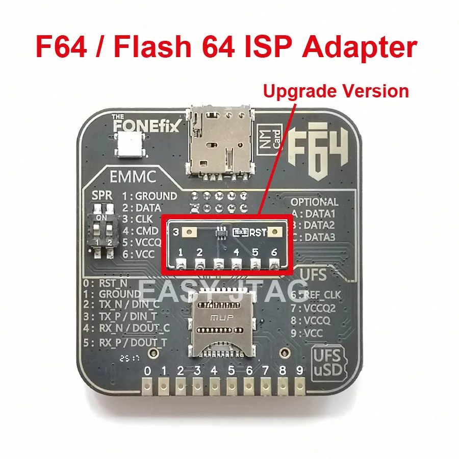 مراجعة شاملة لجهاز F64 Flash 64 Lite Box ISP Adapter: الحل الأمثل لتعديل وتحديث الأجهزة الإلكترونية