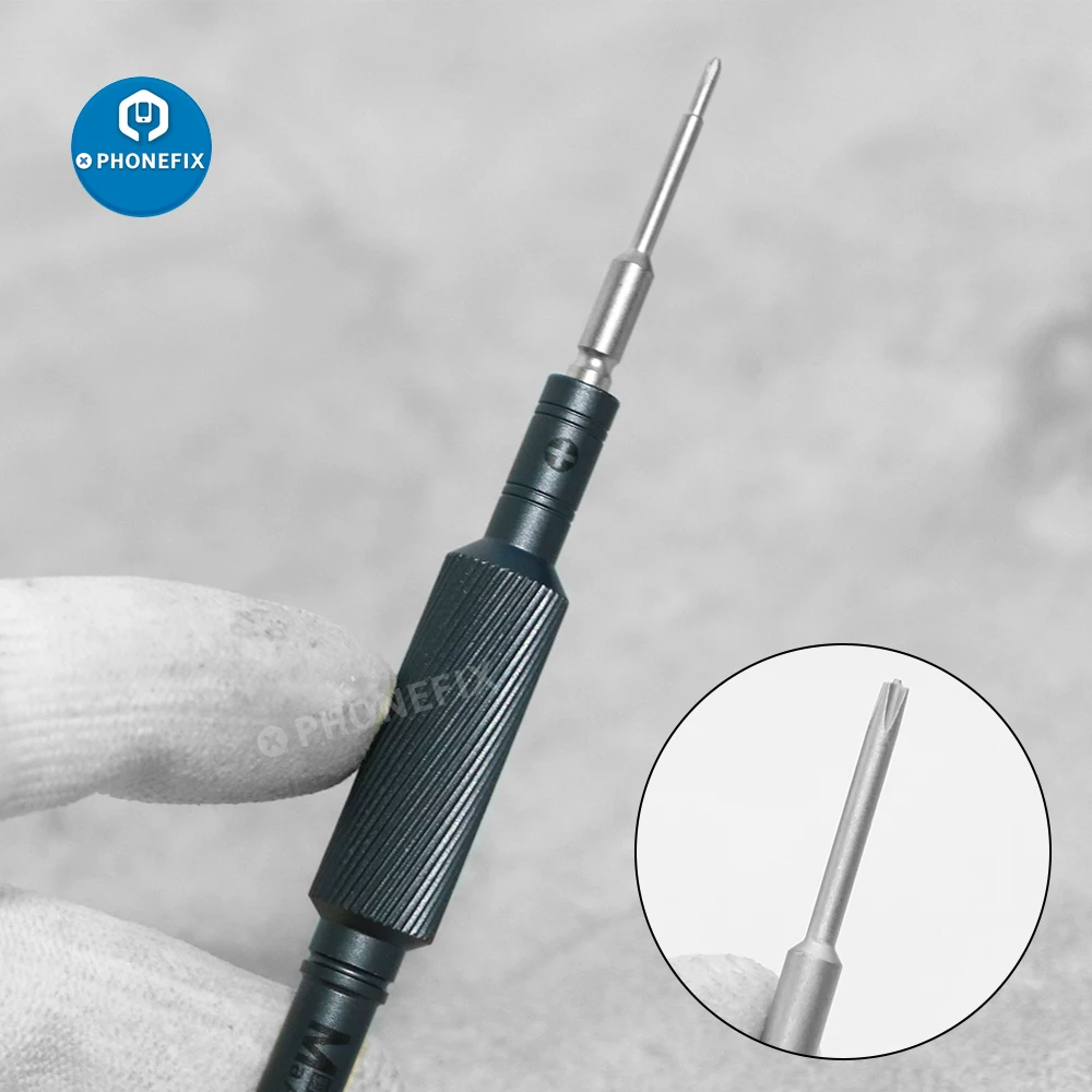 MaAnt MY-901 Precision Screwdriver 6in1 Screwdriver Set T2 Y0.6 Torx 0.8mm Hex T2 for iPhone Disassembly Phone Repair Tools Kit