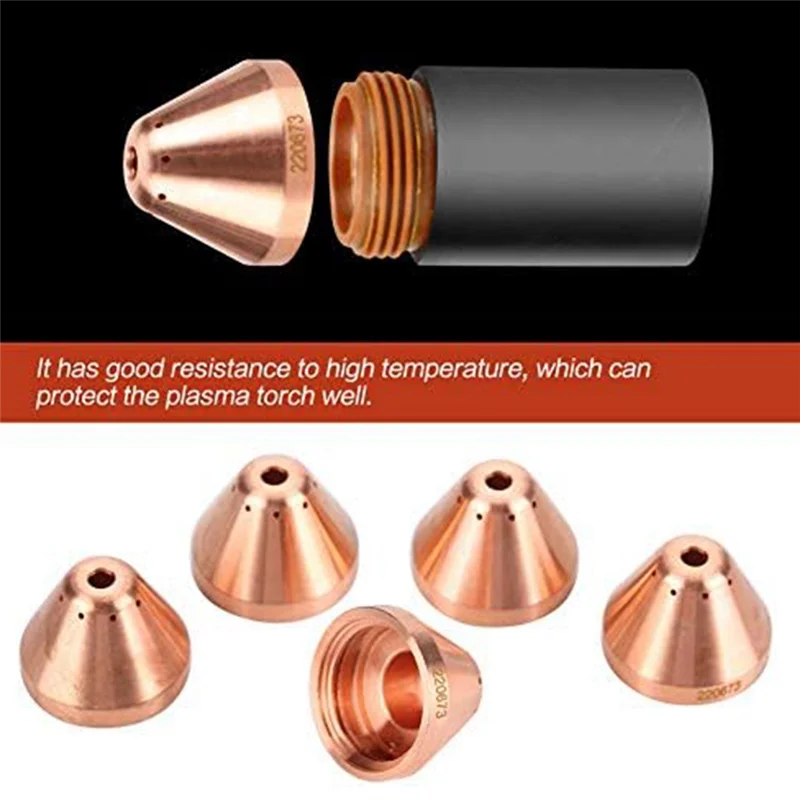 

A01F-20Pcs 220673 Plasma Shield Fit For 45 Cutting Torch Consumable