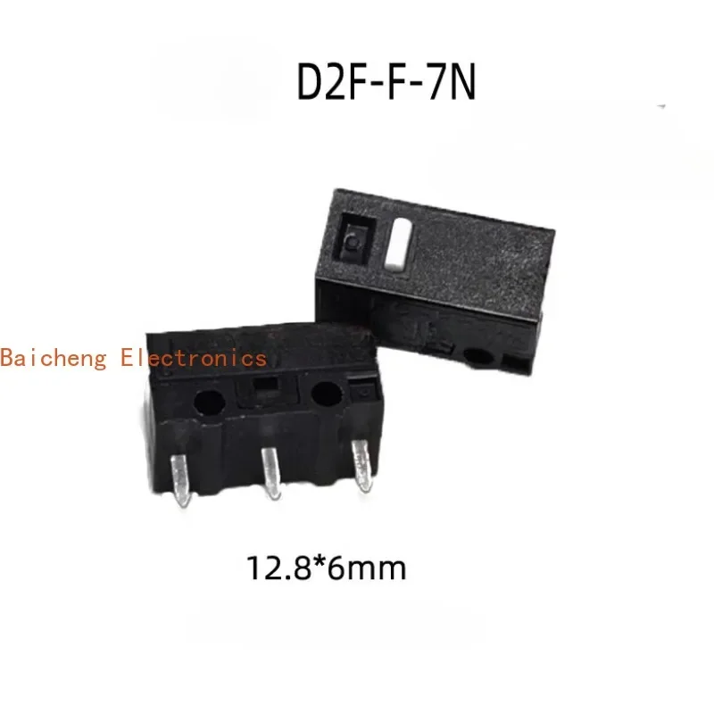 10PCS General purpose mouse button D2FC-F-7N micro switch for Microsoft Razer Sairui maintenance, with 3 million cycles