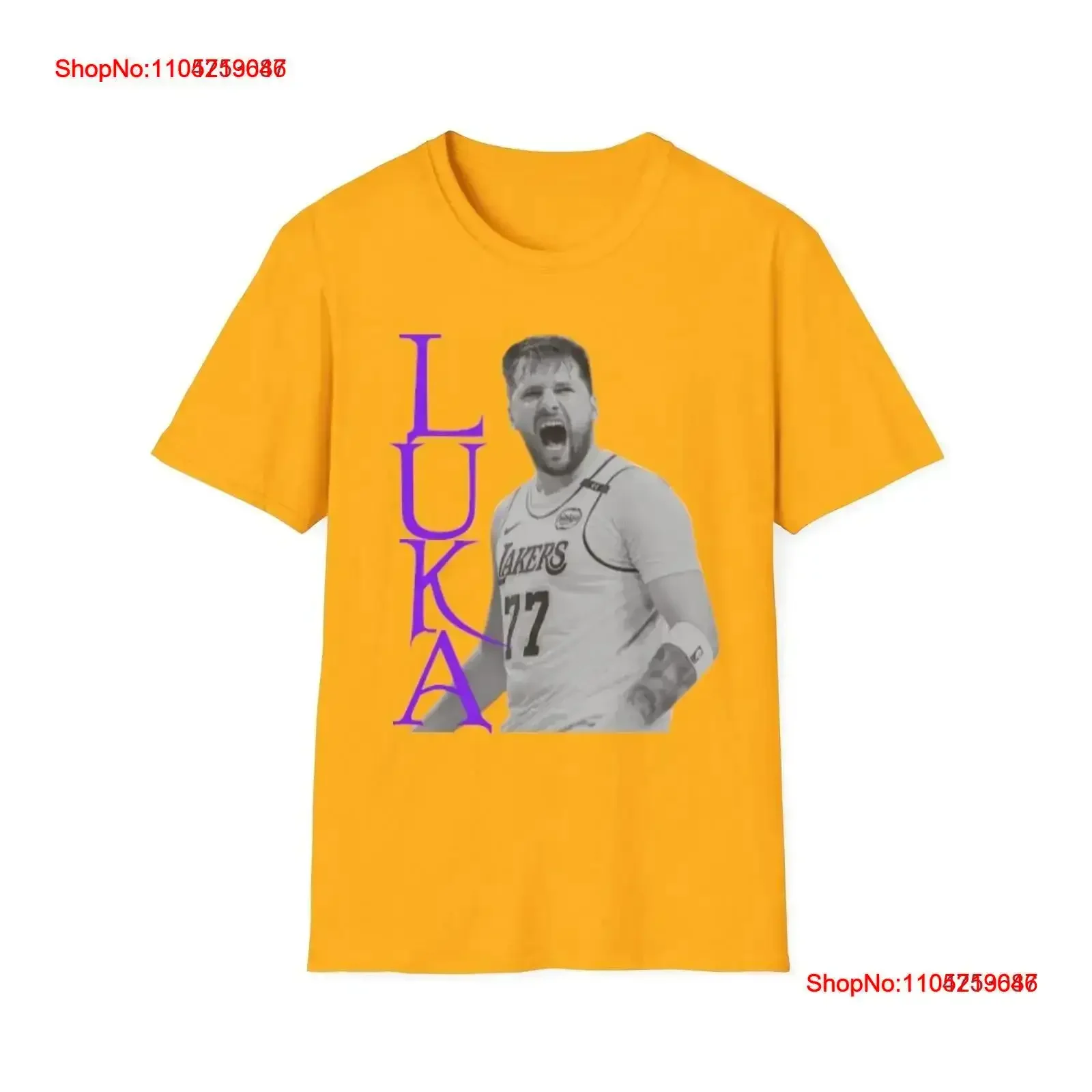 Luka Inspirational T Shirt Basketball Sports Apparel for vintage Washed homme Stylish Breathable Slightly Top Everyday Wear