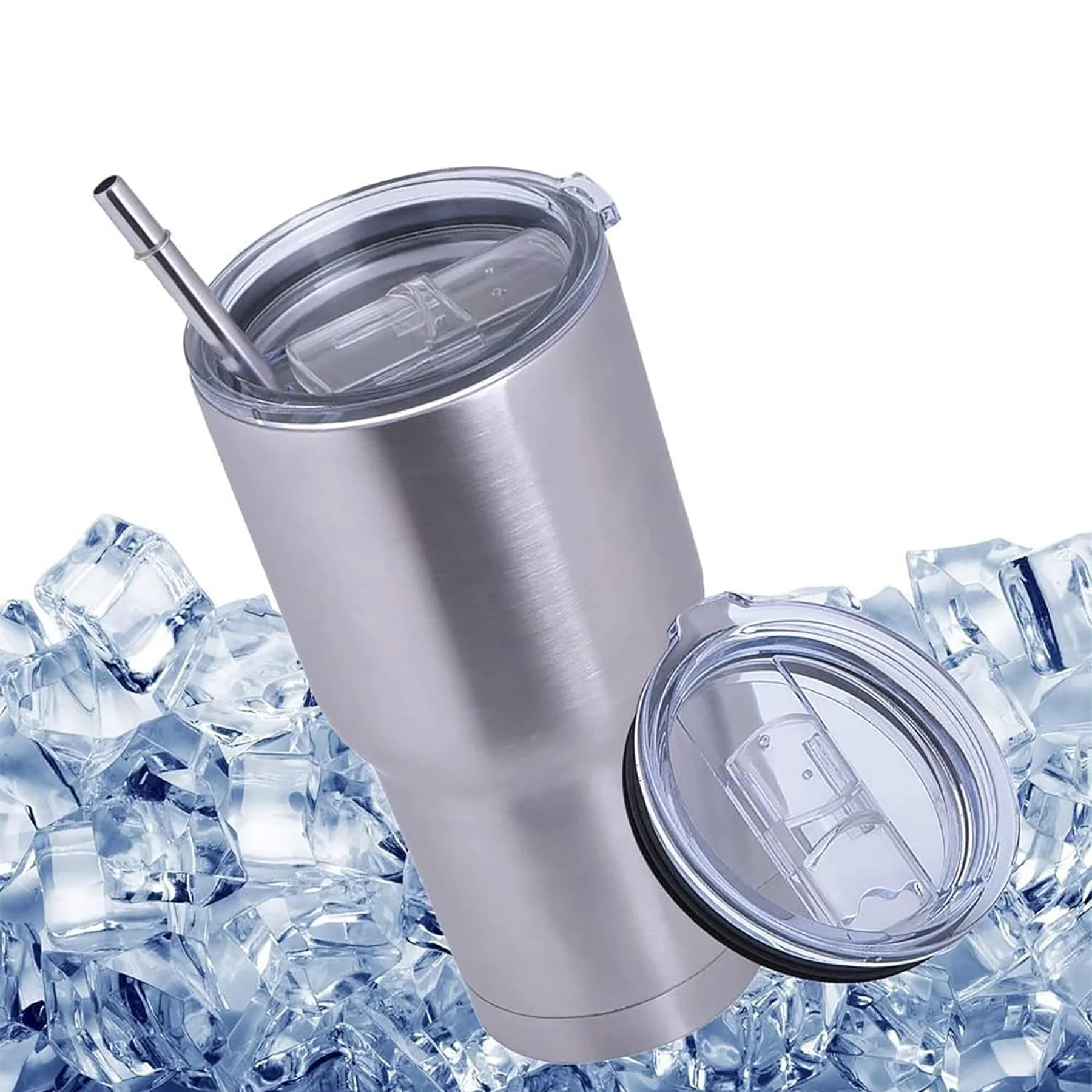 20oz Standard Sliding Lid, Suitable for 20oz Car Cups (Yeti), 30oz Splash-Proof Lid, Old Style Lid, 2-Pack (Fits 9.5cm Inner Diameter Thermos Cups)