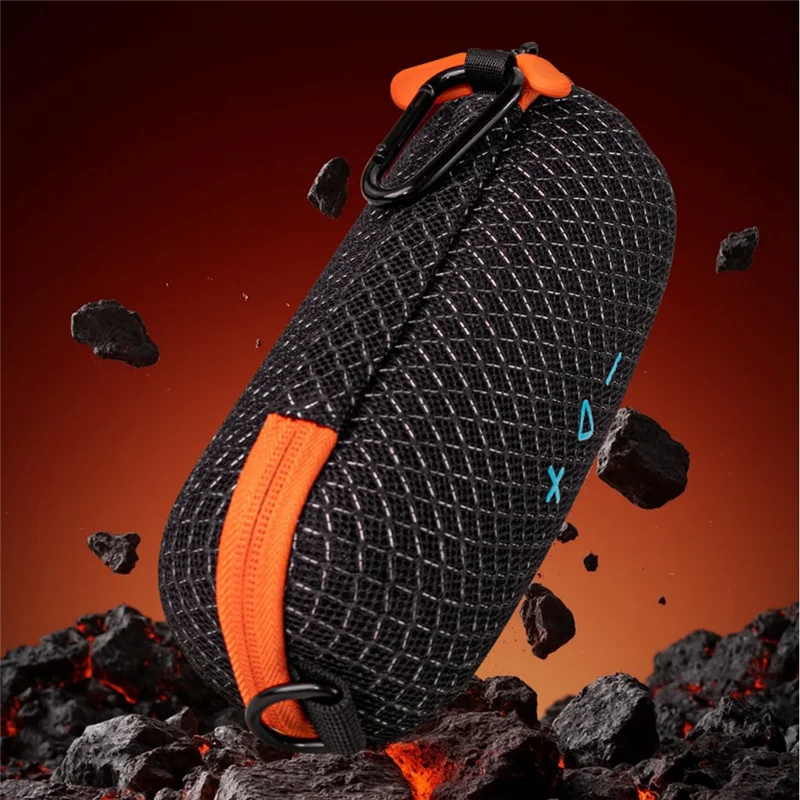 A93P Tragetasche für FLIP 7, tragbarer Lautsprecher, schalldurchlässig, transparent, Reisetasche, Outdoor-Koffer