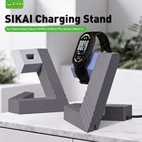 SIKAI Charger Dock Charging Stand for Xiaomi Band 10/9Pro/8/8Pro/Redmi watch 4 USB Charger Cable holder Smart accessories