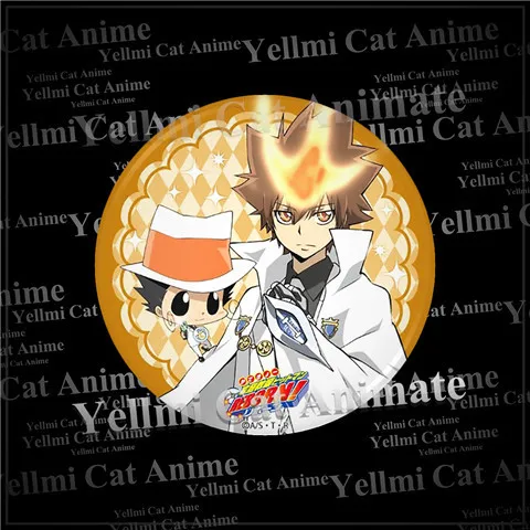 Sawada Tsunayoshi Gokudera Hayato Yamamoto Takeshi Family Teacher HD Padrão Trajes, Emblema Anime, Periféricos para Crianças, Presentes