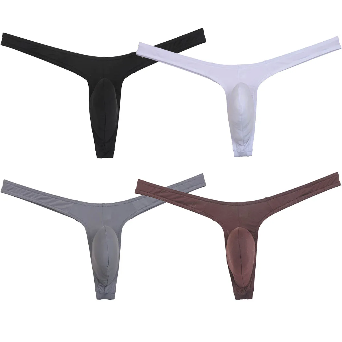 Cheeky Men's Tangas Bulge Pouch Thong Super Soft Mini Bikini Briefs Breathable Brazilian Underwear Stretchy G-string Jockstrap