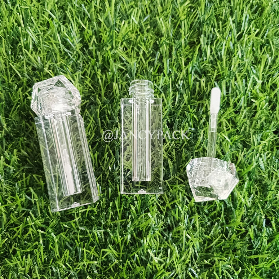 3ML lege diamant doorzichtige lipglossbuis plastic hervulbare flessen vloeibare lippenstiftcontainer lipgloss monsterfles