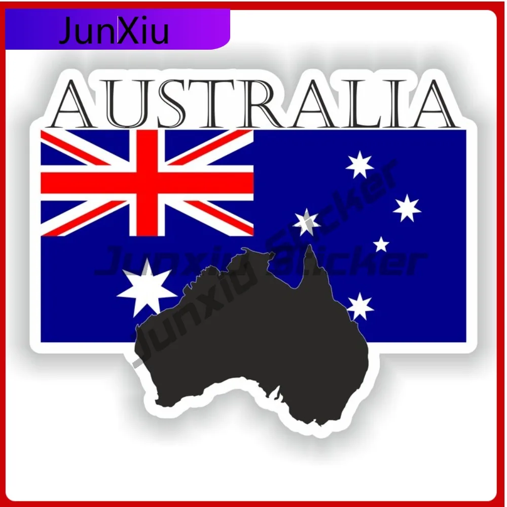 

Australia Country Cute Car Waterproof Sticker Vinyl Anti Fade Waterproof Laptop Scratch Cool Project Surface Funny Durable