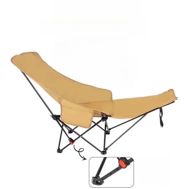 

Lightweight Folding Leisure Chair Outdoor Patio Balcony Scene High-Strength Alloy Frame Oxford Fabric Cadeira De Praias Outdoor