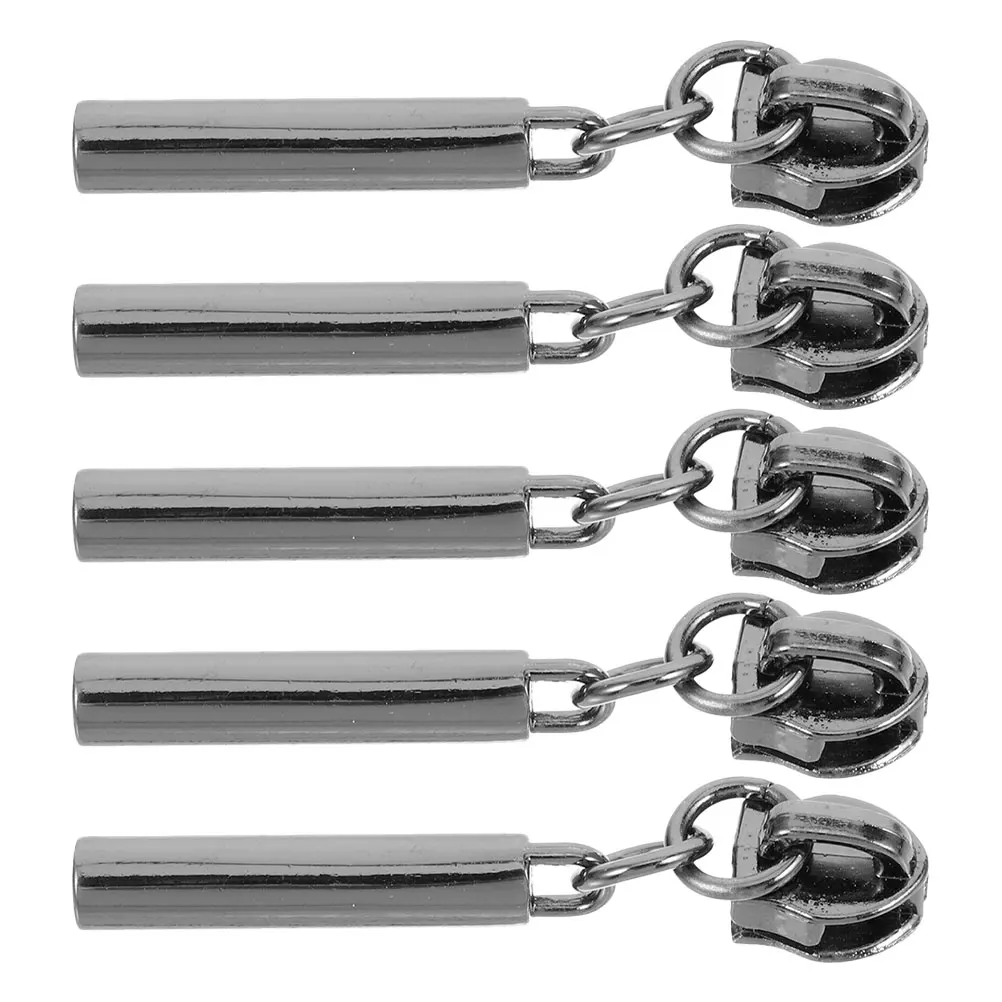

5pcs Zipper Pulls Replacement Heavy Duty Zinc Alloy for Bags Jackets Backpacks Luggage Practical Stylish Longterm Use Metal Pin