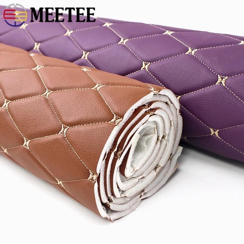 

45/90cm*160cm PVC Faux Leather Fabrics Background Wall Decor Cloth Car Interior Mat Floor Sponge Synthetic Fabric Accessories