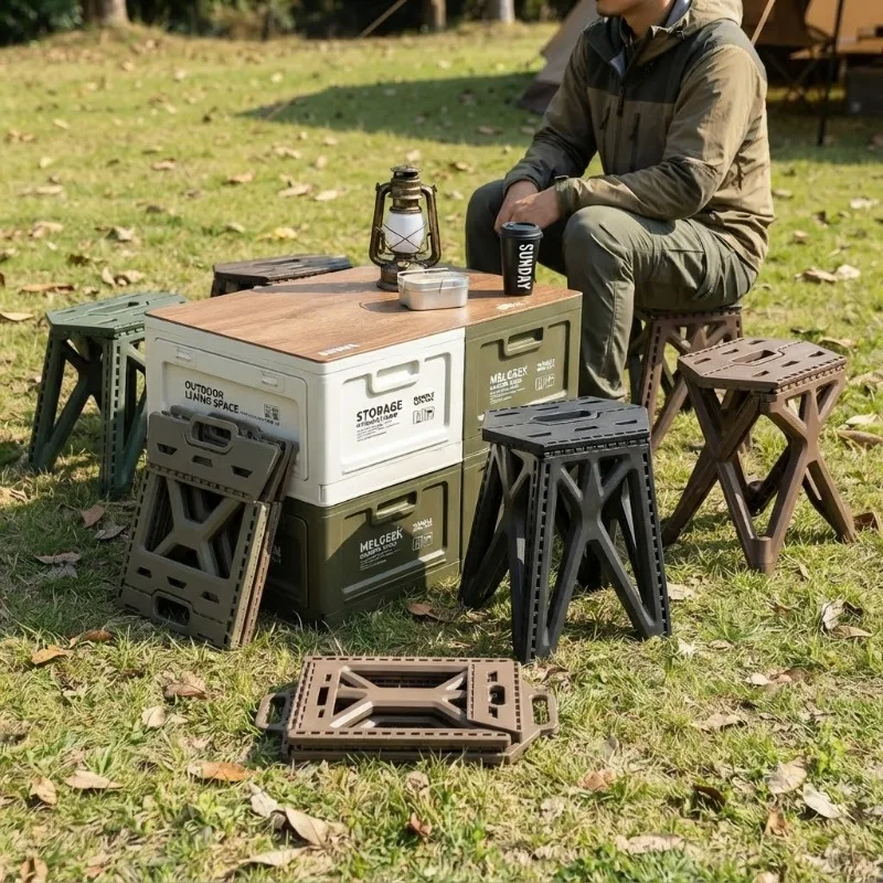 Portable Folding Outdoor Stool,lightweight Suitable for Outdoor Camping and Fishing Easy To Carry