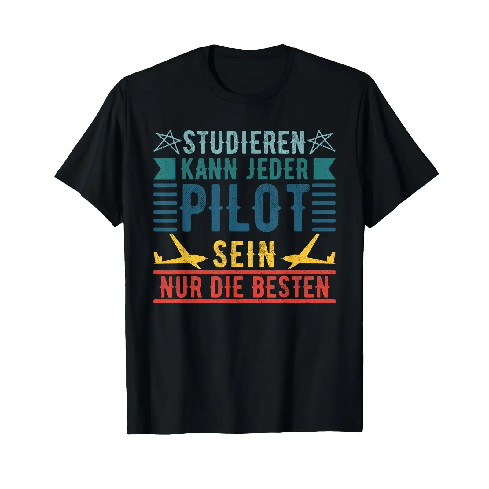 Flight Pilot Studies Anyone Can Study to Be a Motorized Aircraft T Shirt vintage Washed Stretched Stylish Soft graphic homme