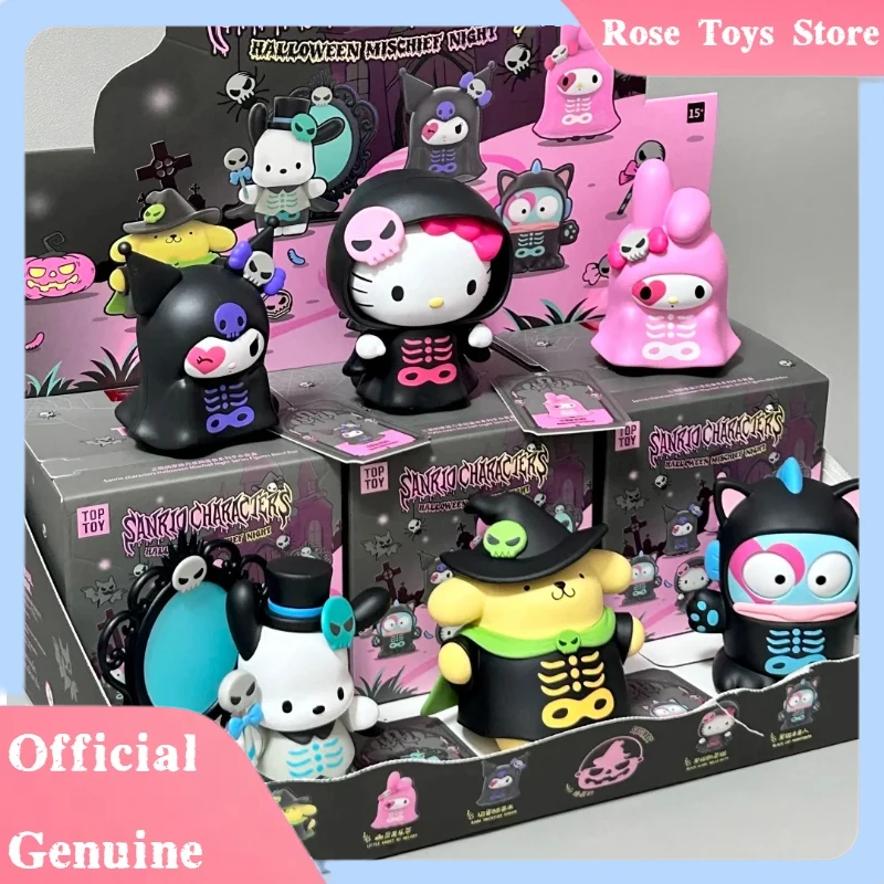

Подлинная Sanrio Halloween Mischief Night Series слепая коробка игрушки Kuromi фигурка коллекционные украшения модель загадочная коробка подарок на Хэллоуин