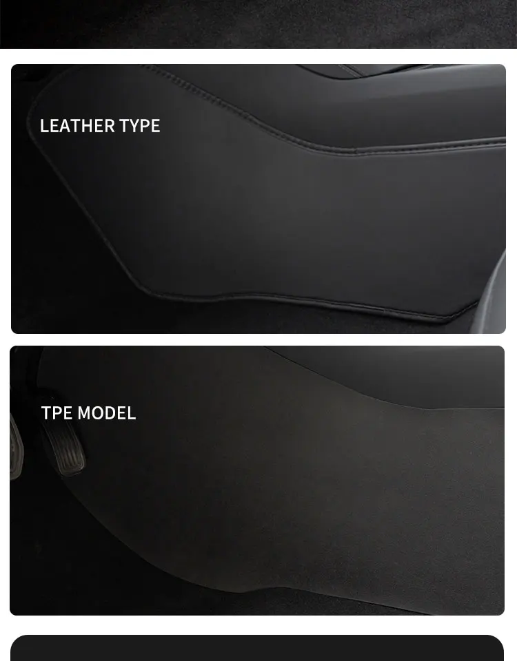 Für Tesla 2024-25 Modell 3 Highland 3 Mittelkonsole Zwei Seitenverkleidung Anti Kick Pad Verteidigungsschutz Leder Aufkleber Fußabdeckung – Detail 13