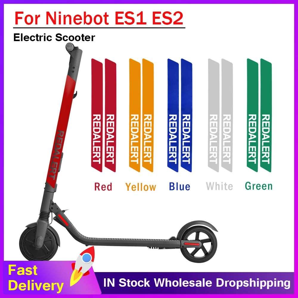 Universal Reflective Sticker For Segway Ninebot ES1/ES2 Electric Scooter Stickers Night Riding Reflective Stickers Accessories