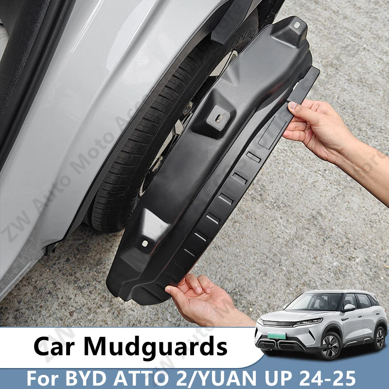 

Car Mudguards For BYD ATTO 2/YUAN UP 24-25 Mud Guards Fender Flare Mudflaps Exterior Parts Auto Modification Accessories Refit