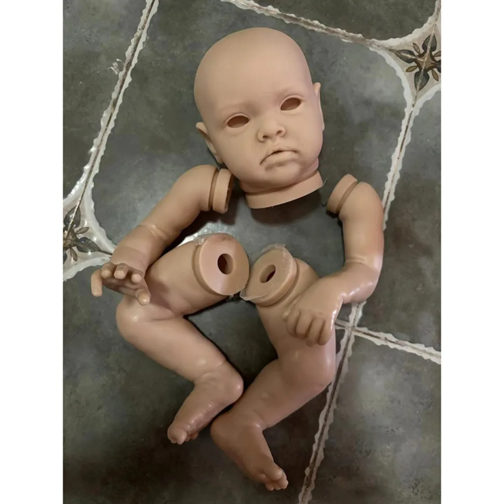 Kit de Muñeca Reborn de 20 pulgadas, piezas de muñeca sin terminar sin pintar Chantal con cuerpo y ojos de tela, Kit de Muñecas Reborn