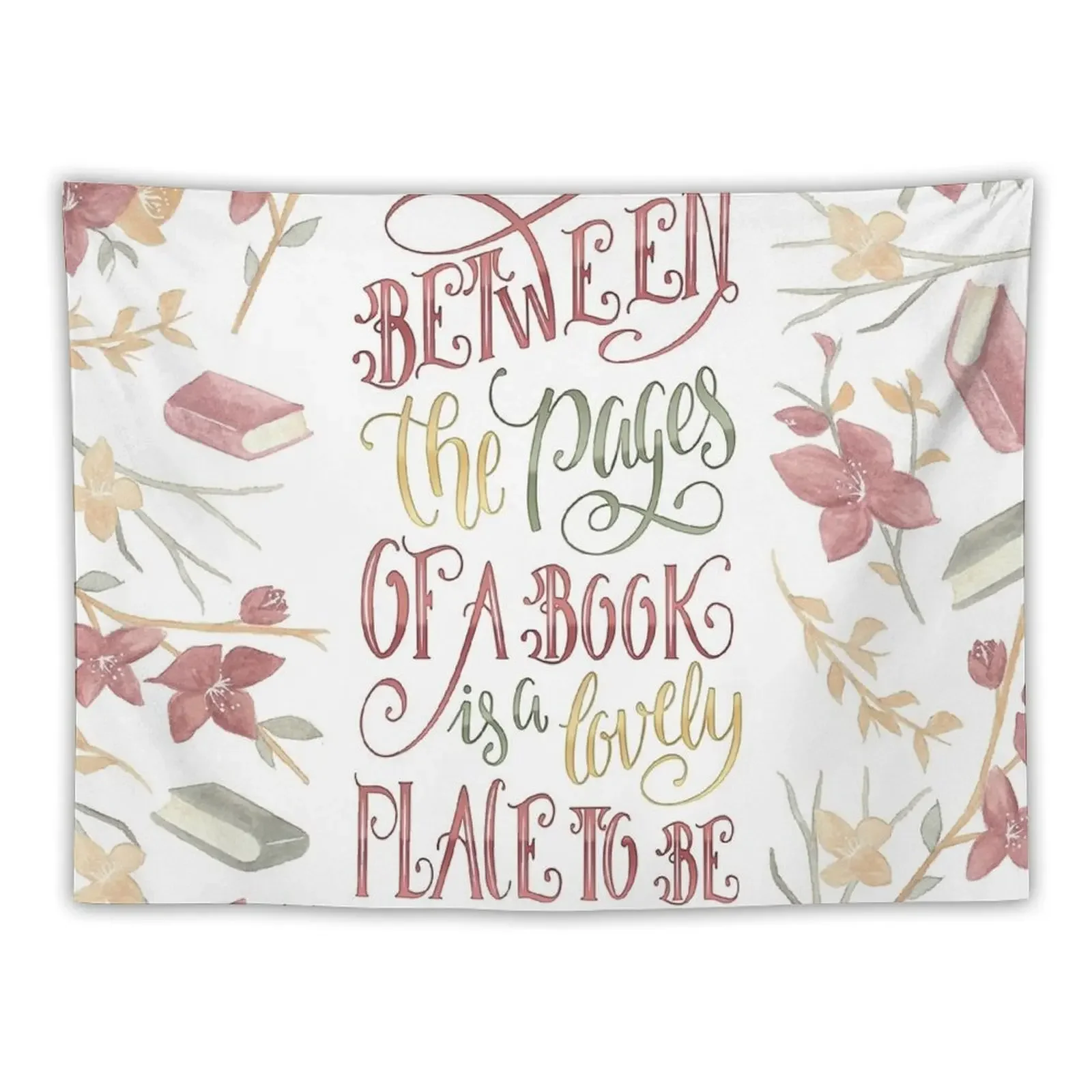 BETWEEN THE PAGES OF A BOOK Tapestry Decoration Room House Decorations Tapestry