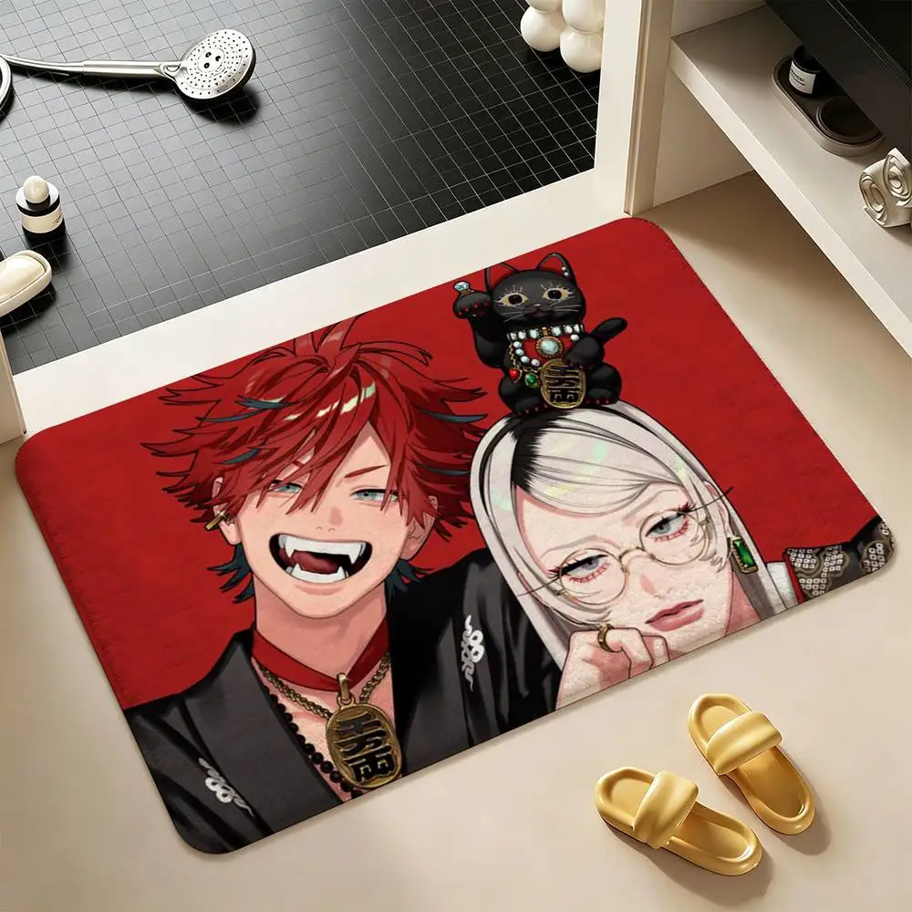 G-Gokurakugai  Shower Room Absorbent Small Floor Mat Soft Comfortable Decorative Foot Mat