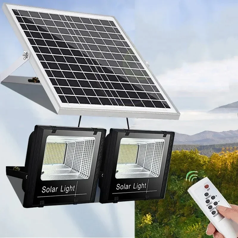 

Outdoor Waterproof Reflector Solar With Remote Control Solar Flood Lights 50w 100w 200w 300w 500w LED Solar Powered Spotlight