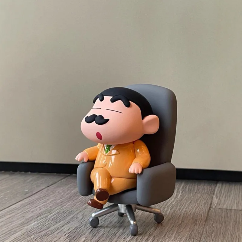 

Новая модель: Милый мультяшный персонаж-мальчик с толстыми бровями, фигурка Президента/Босса, круглое лицо, настольное украшение, декор для автомобиля и мебели