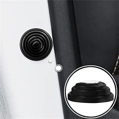 Car Door Pads Shock-absorbing Silent Mat Anti-collision Silicone For Rav 4 2023 Nissan Y62 Patrol Accessories Astra K Troc 10 best sales nissan patrol y62 accessories - №5