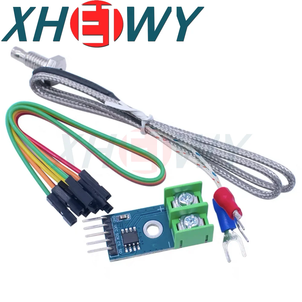 โมดูล MAX6675 + K ประเภท thermocouple เซ็นเซอร์0-800องศา