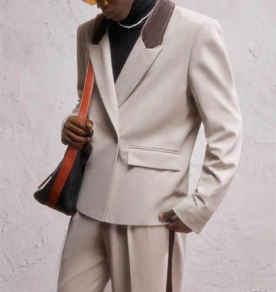 Simplicity Men Suit 2 Pieces Jacket Pants Shawl Lapel Formal Occasion Party Prom Banquet Commuting Daily Wear Customized