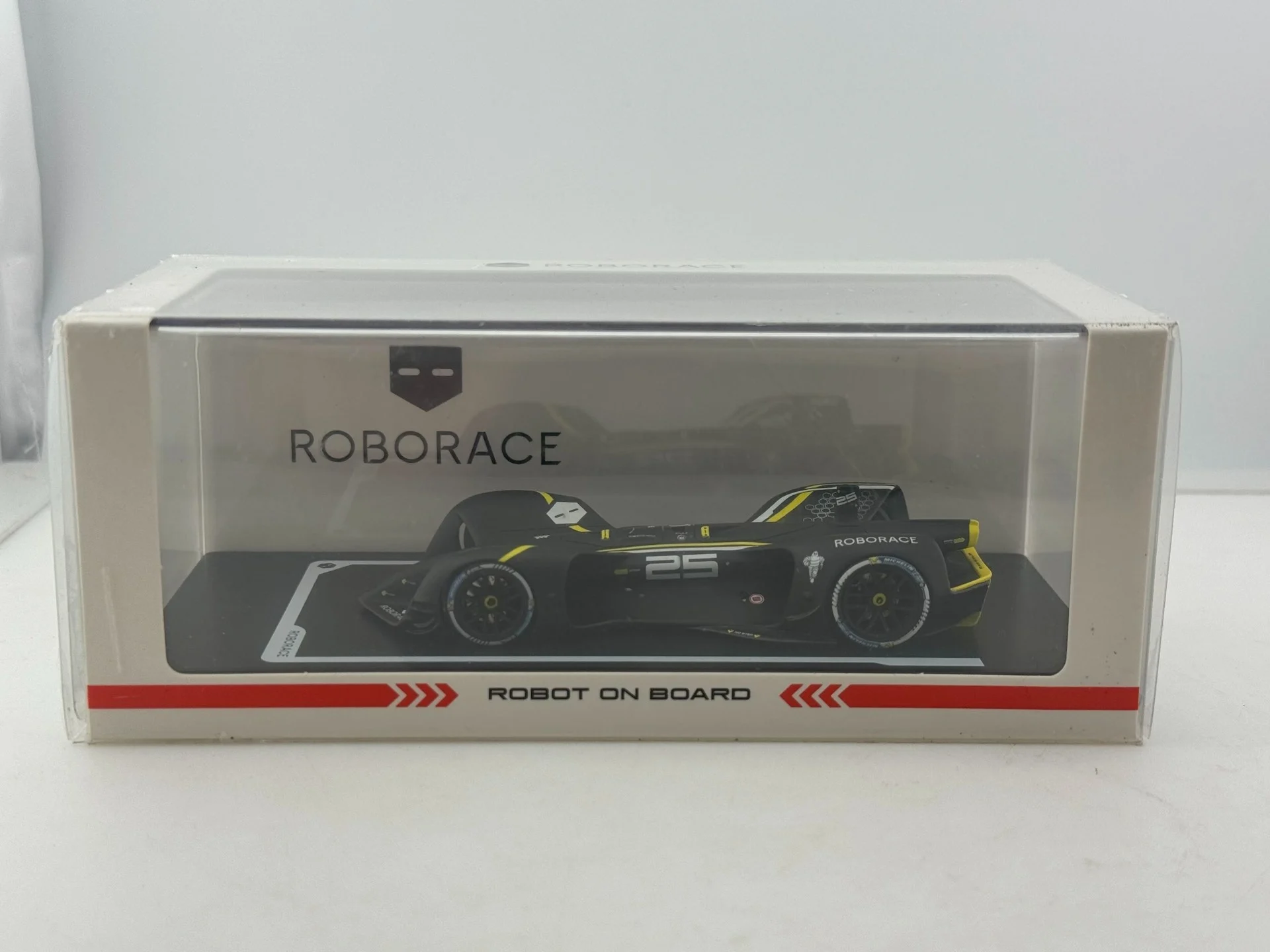 Diecast ROborace 1/43 Maßstab unbemannte Formel Racing Harz Auto Modell Sammlerstück Spielzeug Geschenk Souvenir Display Ornament