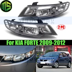 Maosheng A Pair Front Head Light Head Lamp For KIA FORTE 2009-2012 Headlight Headlamp Car Turn Light