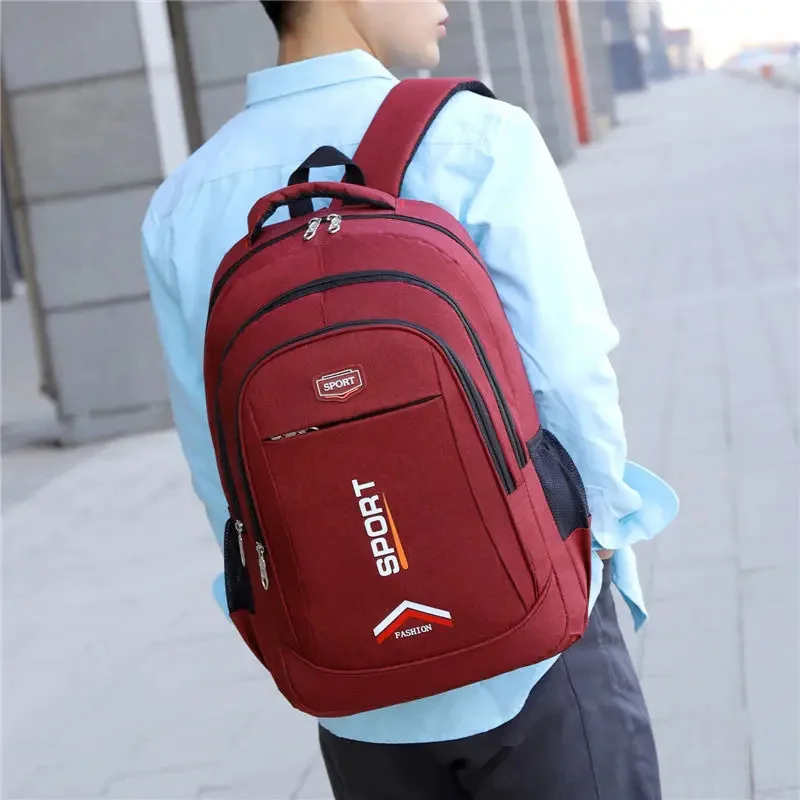 New Men's Oxford Outdoor Travel High Quality Notebook Computer Backpack Casual Student School Large Capacity Bag