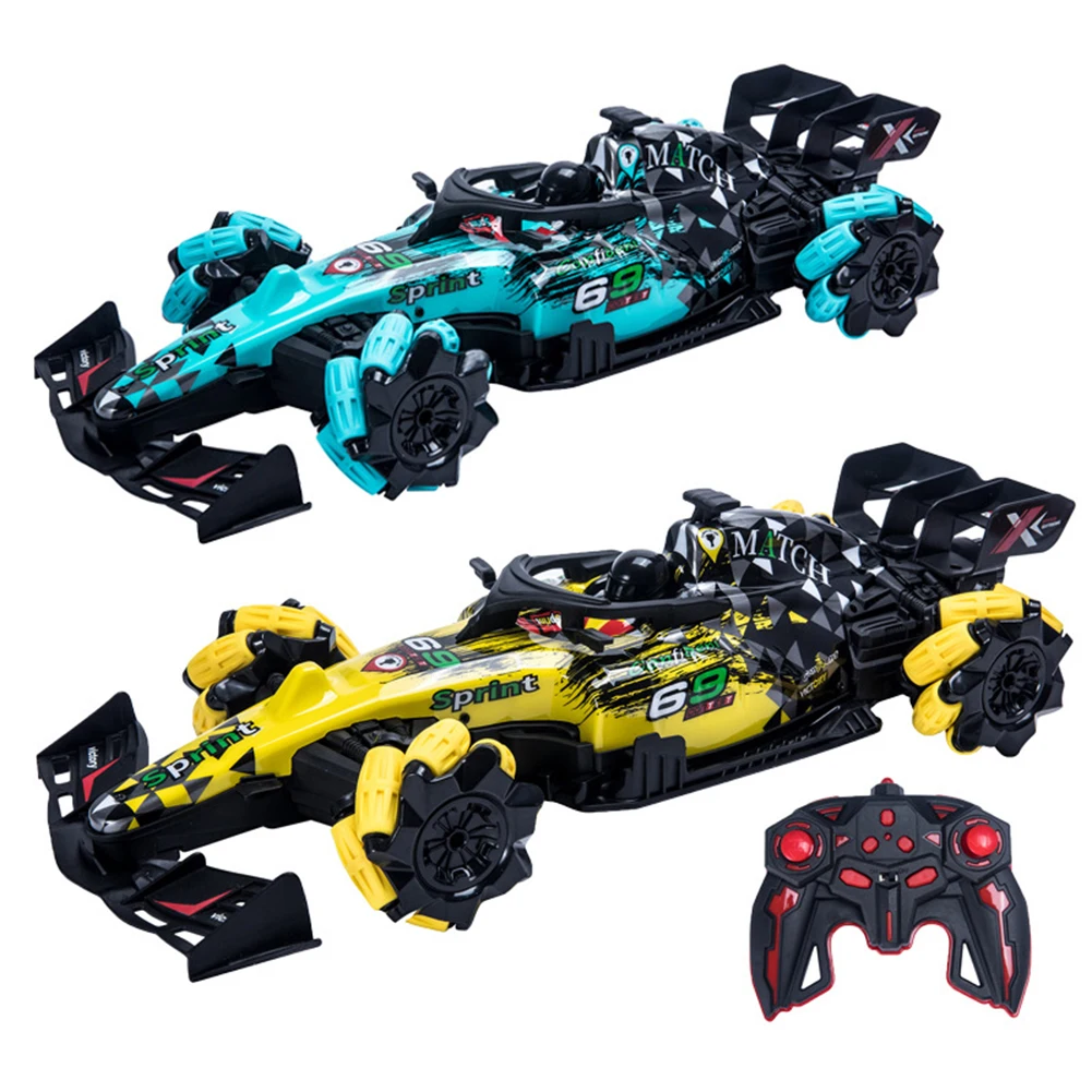 1/14 Formula RC Car With Light Spray 2.4G 4WD Stunt Drift Remote Control Car Toys Birthday Christmas Gifts For Kids Drop Shippin