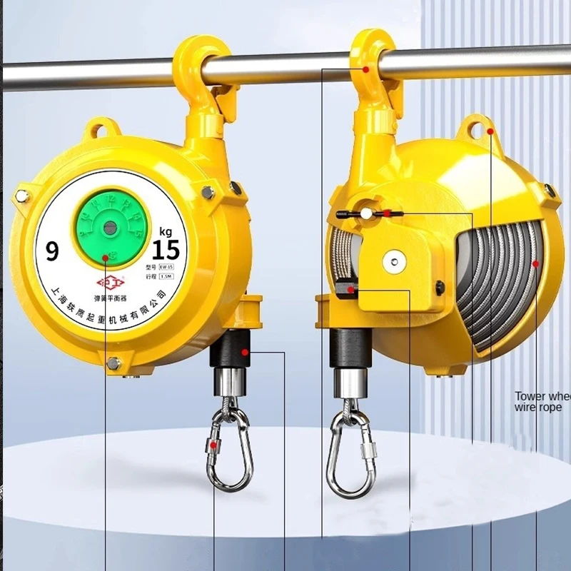 

EW-15/EW-22/EW-30/EW-40/EW-50 High Load Bearing Longer Life Safe and Efficient Spring Balance 50kg Suspension Tool for Lift Tool