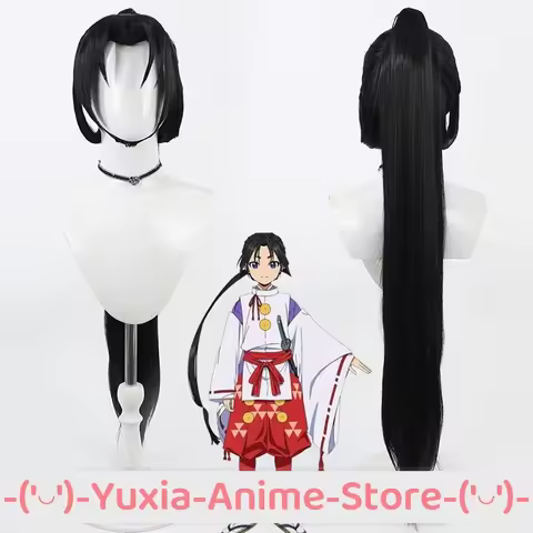 Young Master Hojo Tokiyuki Cosplay Wig Anime Game Roleplay Party Costume Prop Synthetic Hair Heat Resistant Fiber