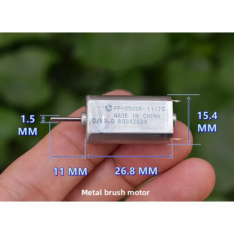 5PCS  FF-050SB-11170 13130 FK-050SH DC Motor 3V-12V High Torque Long Lifespan, Miniature Gear Motor for DIY Robotics