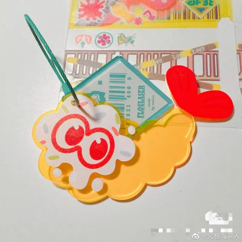 

В наличии Splatoon3 Jet Warrior жареная креветка акриловая подвеска фигурка цепочки для мобильного телефона