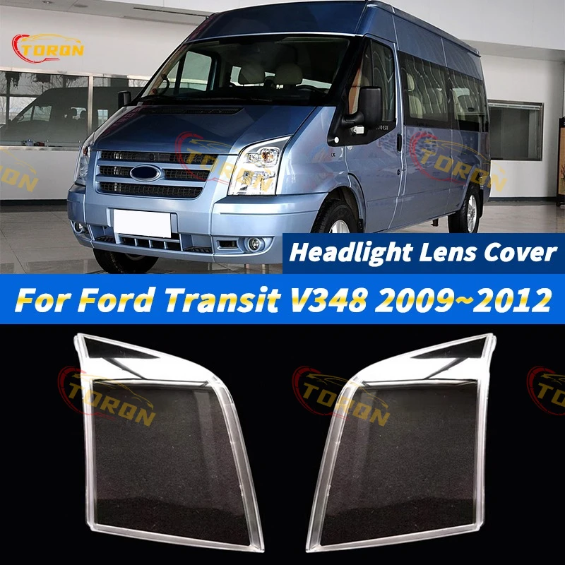 

For Ford Transit V348 2009 2010 2011 2012 Car Headlight Lens Cover dust cover for headlights car accessories automobil parts